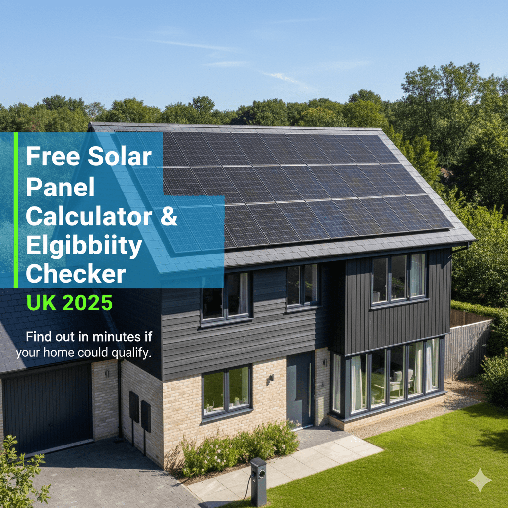 Free Solar Panel Calculator and Eligibility Checker for UK Homes 2025